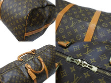 画像をギャラリービューアに読み込む, LOUIS VUITTON ルイヴィトン キーポル バンドリエール60 ボストンバッグ M41412 モノグラム PVC レザー ブラウン 良品 中古 4b008561