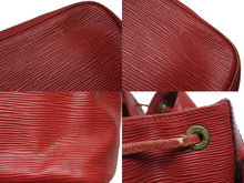 画像をギャラリービューアに読み込む, LOUIS VUITTON ルイヴィトン プチノエ ショルダーバッグ M44107 レッド エピレザー ゴールド金具 良品 中古 4b008563