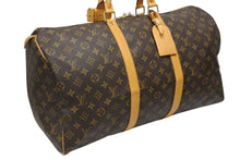 画像をギャラリービューアに読み込む, 極美品 LOUIS VUITTON ルイヴィトン キーポル50 ボストンバッグ M41426 モノグラム PVC レザー ゴールド金具 中古 4b008567