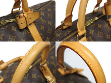 画像をギャラリービューアに読み込む, 極美品 LOUIS VUITTON ルイヴィトン キーポル50 ボストンバッグ M41426 モノグラム PVC レザー ゴールド金具 中古 4b008567