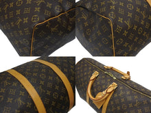 画像をギャラリービューアに読み込む, 極美品 LOUIS VUITTON ルイヴィトン キーポル50 ボストンバッグ M41426 モノグラム PVC レザー ゴールド金具 中古 4b008567