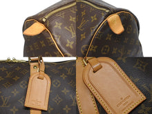 画像をギャラリービューアに読み込む, LOUIS VUITTON ルイヴィトン キーポル55 ボストンバッグ M41424 モノグラム PVC ヌメ革 ブラウン 美品 中古 4b008568