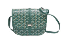 Load image into Gallery viewer, 新品未使用 GOYARD ゴヤール BELVEDERE PM ベルヴェデーレPM ショルダーバッグ BELVE3PMLTY09CG09P グリーン レザー PVC 中古 4b008570