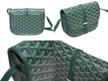 Load image into Gallery viewer, 新品未使用 GOYARD ゴヤール BELVEDERE PM ベルヴェデーレPM ショルダーバッグ BELVE3PMLTY09CG09P グリーン レザー PVC 中古 4b008570