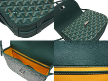 Load image into Gallery viewer, 新品未使用 GOYARD ゴヤール BELVEDERE PM ベルヴェデーレPM ショルダーバッグ BELVE3PMLTY09CG09P グリーン レザー PVC 中古 4b008570