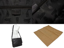 画像をギャラリービューアに読み込む, GUCCI グッチ ショルダーバッグ メッセンジャーバッグ GGマーク 223665 レザー ブラウン ブラック 美品 中古 4b008573