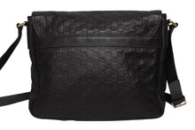 画像をギャラリービューアに読み込む, GUCCI グッチ ショルダーバッグ メッセンジャーバッグ GGマーク 223665 レザー ブラウン ブラック 美品 中古 4b008573