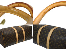 画像をギャラリービューアに読み込む, LOUIS VUITTON ルイヴィトン モノグラム キーポル45 ボストンバッグ M41428 PVC ヌメ革 ブラウン ゴールド金具 美品 中古 4b008576