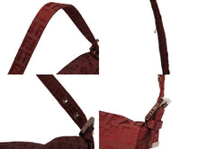 画像をギャラリービューアに読み込む, FENDI フェンディ ワンショルダーバッグ ズッカ柄 FFロゴ ワインレッド キャンバス メタル ブロンズ金具 美品 中古 4b008577