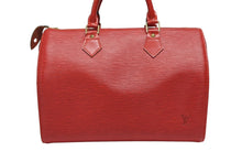 画像をギャラリービューアに読み込む, 極美品 LOUIS VUITTON ルイヴィトン スピーディ35 ハンドバッグ M42997 エピ レザー レッド ゴールド金具 中古 4b008582