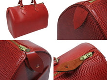 画像をギャラリービューアに読み込む, 極美品 LOUIS VUITTON ルイヴィトン スピーディ35 ハンドバッグ M42997 エピ レザー レッド ゴールド金具 中古 4b008582
