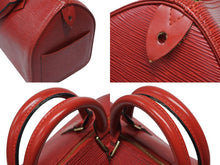 画像をギャラリービューアに読み込む, 極美品 LOUIS VUITTON ルイヴィトン スピーディ35 ハンドバッグ M42997 エピ レザー レッド ゴールド金具 中古 4b008582