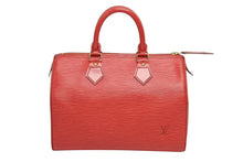 画像をギャラリービューアに読み込む, LOUIS VUITTON ルイヴィトン スピーディ25 ハンドバッグ エピレザー M43017 カスティリアンレッド 美品 中古 4b008583