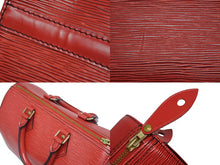 画像をギャラリービューアに読み込む, LOUIS VUITTON ルイヴィトン スピーディ25 ハンドバッグ エピレザー M43017 カスティリアンレッド 美品 中古 4b008583