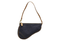 画像をギャラリービューアに読み込む, 極美品 Christian Dior クリスチャンディオール ガリアーノ期 サドルポーチ アクセサリーポーチ MC1001 デニム 中古 4b008585