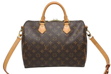 画像をギャラリービューアに読み込む, 極美品 LOUIS VUITTON ルイヴィトン スピーディ バンドリエール30 2WAY ハンドバッグ M41112 モノグラム PVC レザー 中古 4b008259
