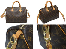 画像をギャラリービューアに読み込む, 極美品 LOUIS VUITTON ルイヴィトン スピーディ バンドリエール30 2WAY ハンドバッグ M41112 モノグラム PVC レザー 中古 4b008259