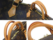 画像をギャラリービューアに読み込む, 極美品 LOUIS VUITTON ルイヴィトン スピーディ バンドリエール30 2WAY ハンドバッグ M41112 モノグラム PVC レザー 中古 4b008259