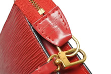 画像をギャラリービューアに読み込む, 極美品 LOUIS VUITTON ルイヴィトン ポシェット アクセソワール アクセサリーポーチ M52947 エピ レザー レッド ゴールド金具 中古 4b008589