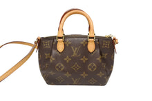 画像をギャラリービューアに読み込む, LOUIS VUITTON ルイヴィトン モノグラム ナノテュレン 2WAY ハンドバッグ ショルダーバッグ ブラウン M61253 美品 中古 4b008590