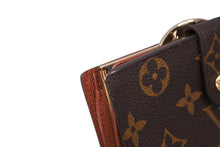 画像をギャラリービューアに読み込む, LOUIS VUITTON ルイヴィトン モノグラム 二つ折り財布 がま口 PVC メタル ブラウン ゴールド金具 美品 中古 4b008591