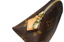 画像をギャラリービューアに読み込む, 極美品 LOUIS VUITTON ルイヴィトン ポシェットコスメティックPM ポーチ M47515 モノグラム ブラウン ゴールド金具 中古 4b008592