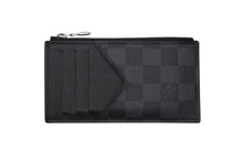画像をギャラリービューアに読み込む, LOUIS VUITTON ルイヴィトン コインカード ホルダー ダミエグラフィット NZ4119 ブラック グレー シルバー金具 美品 中古 4b008594