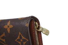 画像をギャラリービューアに読み込む, LOUIS VUITTON ルイヴィトン モノグラム コンパクト ジップ 二つ折り財布 M61667 ブラウン ウォレット 小物 ロゴ 美品 中古 4b008595