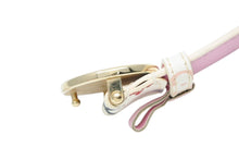 画像をギャラリービューアに読み込む, LOUIS VUITTON ルイヴィトン サンチュール ベルト M9627 PVC ホワイト マルチカラー ゴールド金具 サイズ90/36 美品 中古 4b008596