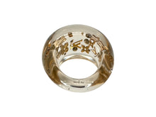画像をギャラリービューアに読み込む, LOUIS VUITTON ルイヴィトン バーク アンクルージョン リング 指輪 M65863 クリア ゴールド サイズL 約14号 美品 中古 4b008600