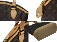 画像をギャラリービューアに読み込む, LOUIS VUITTON ルイヴィトン ハンドバッグ ロックイット M40102 モノグラムキャンバス レザー ブラウン ゴールド金具 美品 中古 4b008602