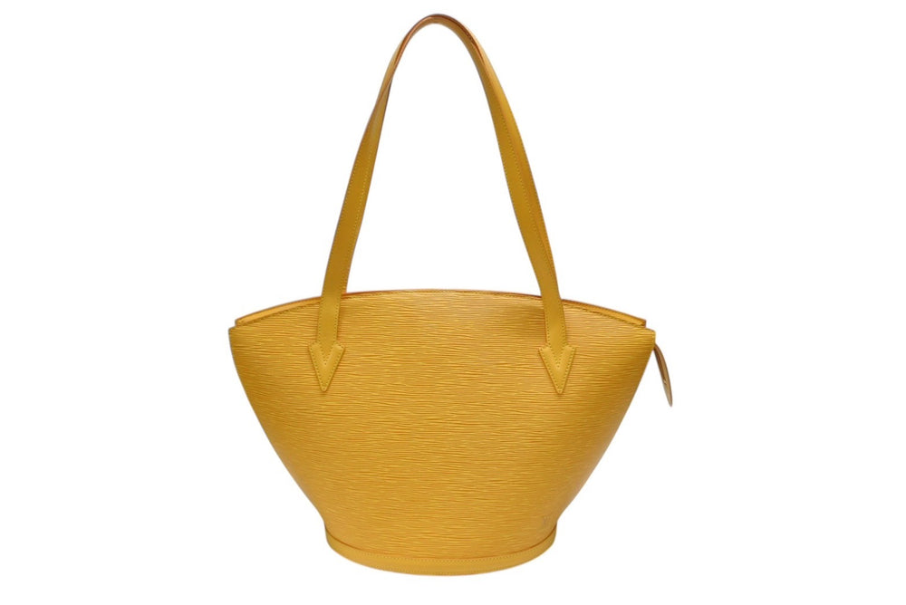 LOUIS VUITTON Saint-Jacques PM Handbag M52279 Epi Leather Yellow Gold Hardware Good Condition Used 4b008604
