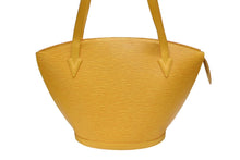 画像をギャラリービューアに読み込む, LOUIS VUITTON ルイヴィトン サンジャックPM ハンドバッグ M52279 エピ レザー イエロー ゴールド金具 美品 中古 4b008604