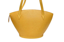 画像をギャラリービューアに読み込む, LOUIS VUITTON ルイヴィトン サンジャックPM ハンドバッグ M52279 エピ レザー イエロー ゴールド金具 美品 中古 4b008604