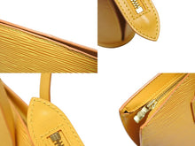 画像をギャラリービューアに読み込む, LOUIS VUITTON ルイヴィトン サンジャックPM ハンドバッグ M52279 エピ レザー イエロー ゴールド金具 美品 中古 4b008604