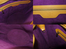 画像をギャラリービューアに読み込む, LOUIS VUITTON ルイヴィトン サンジャックPM ハンドバッグ M52279 エピ レザー イエロー ゴールド金具 美品 中古 4b008604