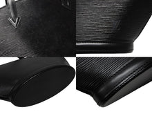 画像をギャラリービューアに読み込む, LOUIS VUITTON ルイヴィトン ハンドバッグ サンジャック エピレザー ノワール ブラック M52273 美品 中古 4b008607