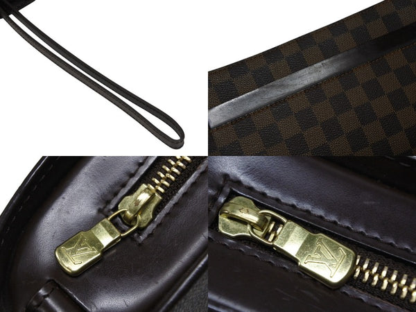 LOUIS VUITTON Damier Saint Louis Clutch Bag Pouch Damier Canvas N51993 Gold Hardware Good Condition Used 4b008608