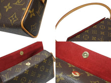 画像をギャラリービューアに読み込む, LOUIS VUITTON ルイヴィトン ハンドバッグ レシタル モノグラムキャンバス M51900 ゴールド金具 ブラウン 美品 中古 4b008609