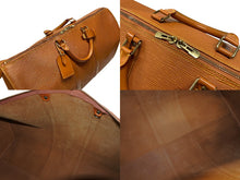 画像をギャラリービューアに読み込む, LOUIS VUITTON ルイヴィトン キーポル55 ボストンバッグ ジパングゴールド エピレザー M42958 美品 中古 4b008611