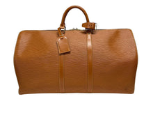 画像をギャラリービューアに読み込む, LOUIS VUITTON ルイヴィトン キーポル55 ボストンバッグ ジパングゴールド エピレザー M42958 美品 中古 4b008611