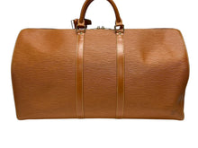 画像をギャラリービューアに読み込む, LOUIS VUITTON ルイヴィトン キーポル55 ボストンバッグ ジパングゴールド エピレザー M42958 美品 中古 4b008611