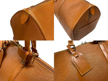 画像をギャラリービューアに読み込む, LOUIS VUITTON ルイヴィトン キーポル55 ボストンバッグ ジパングゴールド エピレザー M42958 美品 中古 4b008611