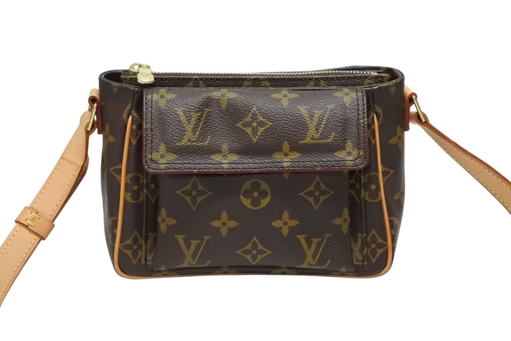 Like new LOUIS VUITTON Shoulder bag M51165 Vivacite PM Brown Monogram Gold hardware Used 4b008612