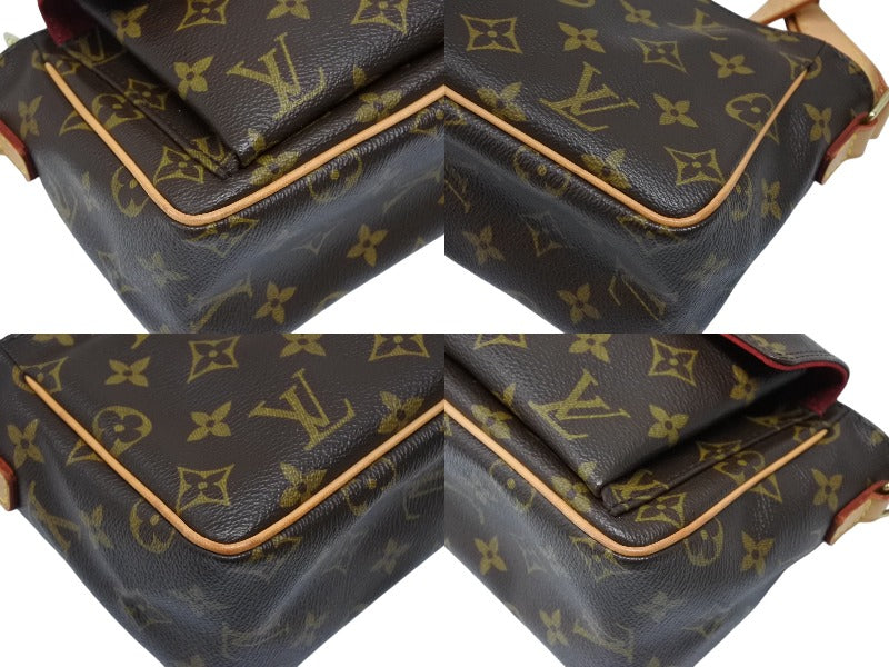 Like new LOUIS VUITTON Shoulder bag M51165 Vivacite PM Brown Monogram Gold hardware Used 4b008612