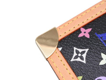 画像をギャラリービューアに読み込む, 極美品 LOUIS VUITTON ルイヴィトン ポシェットクレ コインケース モノグラムマルチカラー 村上隆 M92654 ノワール ゴールド金具 中古 4b008613