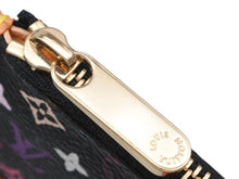 画像をギャラリービューアに読み込む, 極美品 LOUIS VUITTON ルイヴィトン ポシェットクレ コインケース モノグラムマルチカラー 村上隆 M92654 ノワール ゴールド金具 中古 4b008613