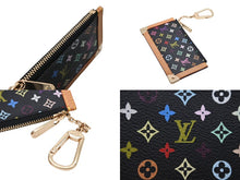 画像をギャラリービューアに読み込む, 極美品 LOUIS VUITTON ルイヴィトン ポシェットクレ コインケース モノグラムマルチカラー 村上隆 M92654 ノワール ゴールド金具 中古 4b008613