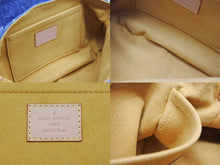 画像をギャラリービューアに読み込む, 極美品 LOUIS VUITTON ルイヴィトン モノグラムデニム ミニプリティ ハンドバッグ M95050 デニム ブルー ゴールド金具 中古 4b008615