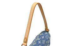 画像をギャラリービューアに読み込む, 極美品 LOUIS VUITTON ルイヴィトン モノグラムデニム ミニプリティ ハンドバッグ M95050 デニム ブルー ゴールド金具 中古 4b008615